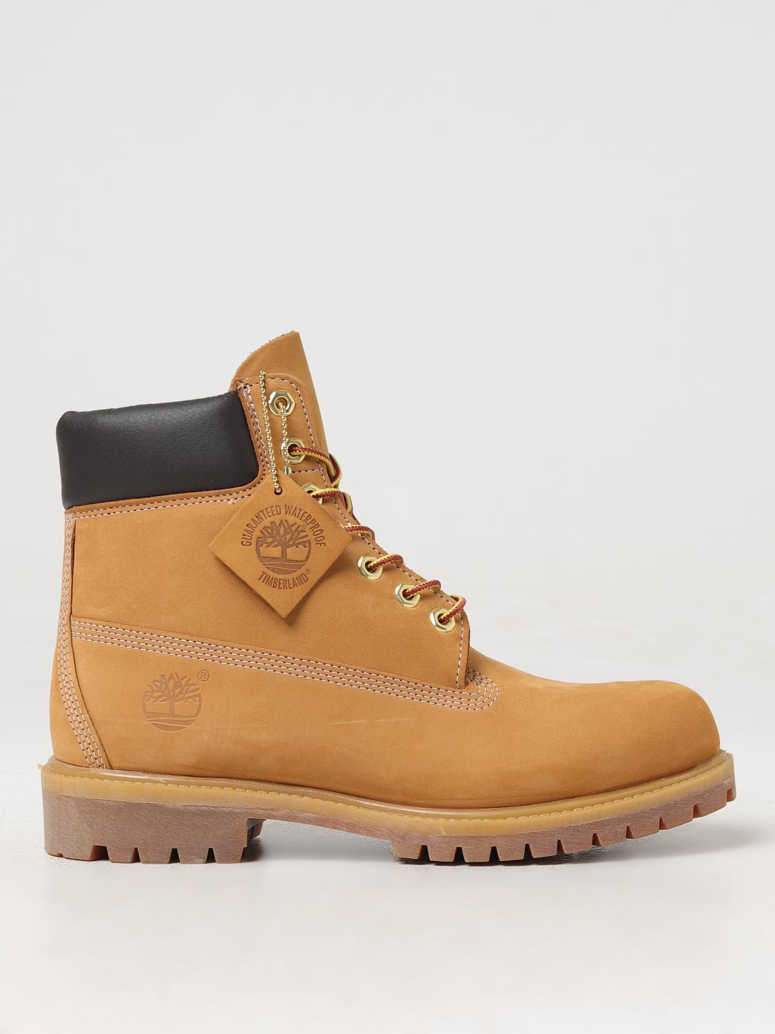 Timberland Premium Waterproof Leather Work Boots In Braun