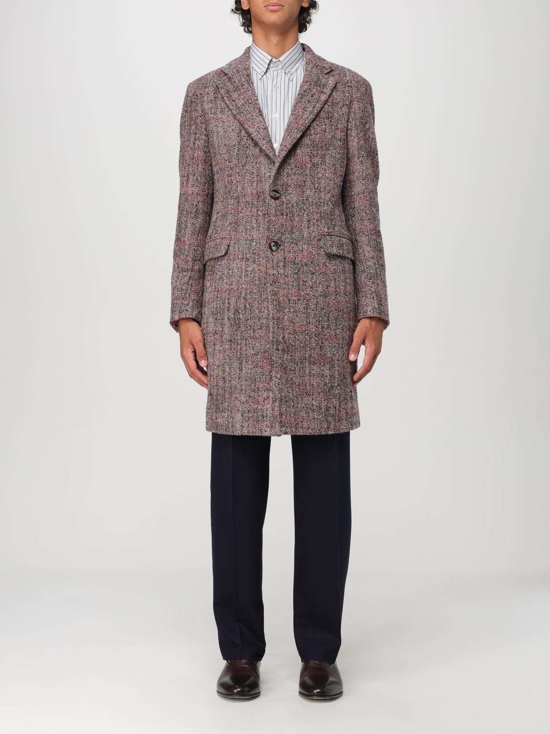 Shop Etro Coat  Men Color Beige