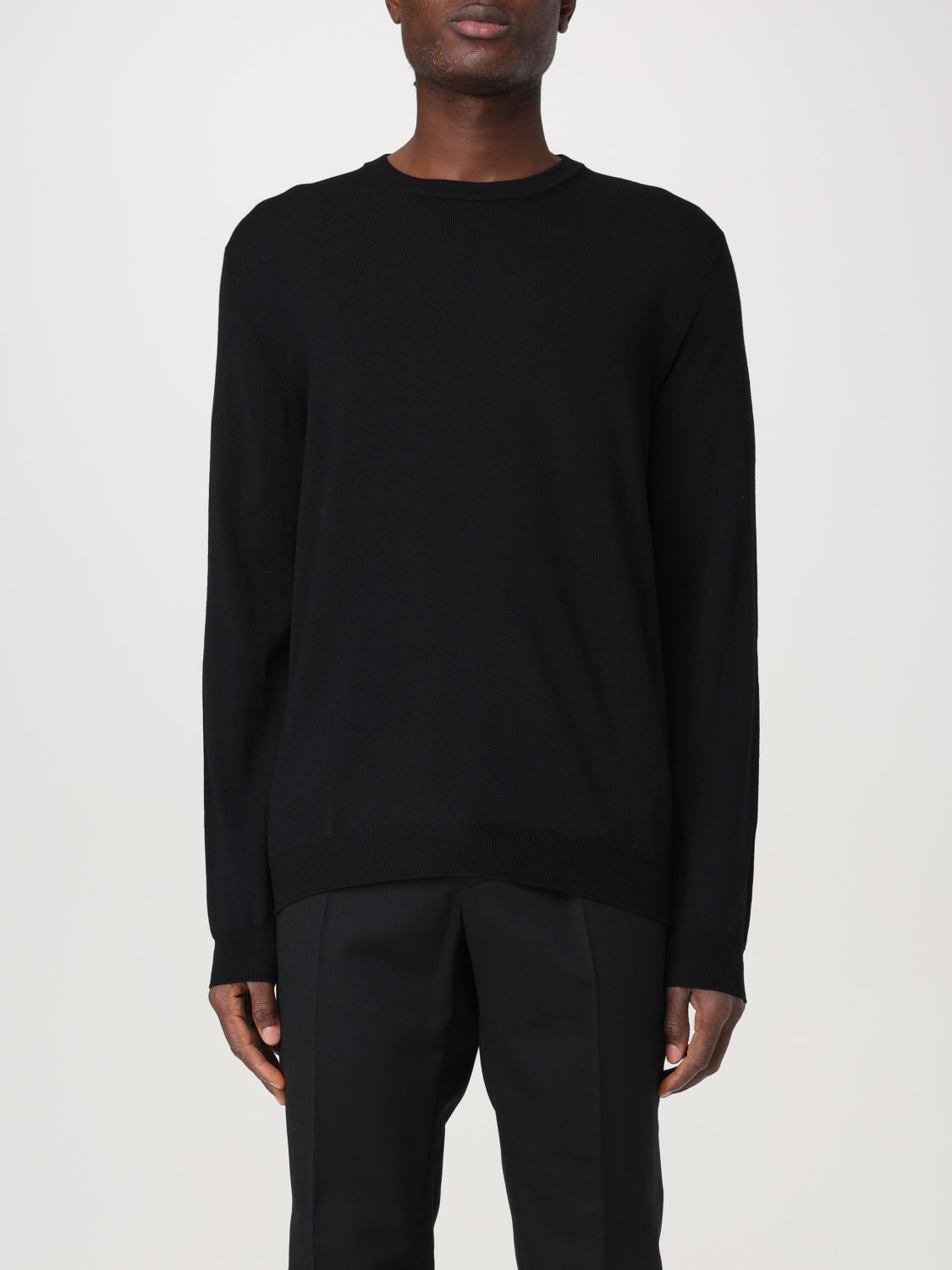 Shop Zanone Sweater  Men Color Black In Schwarz