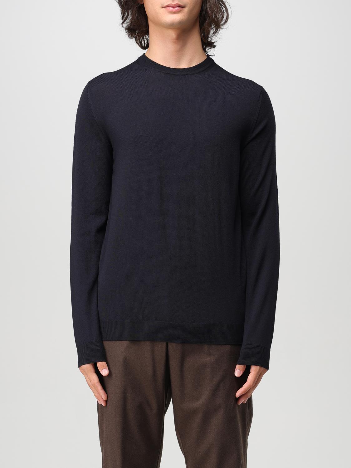 Shop Zanone Sweater  Men Color Blue In Blau