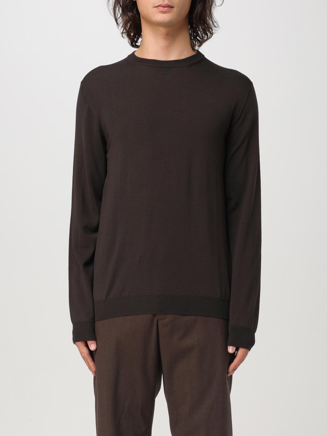 Zanone Sweater  Men Color Brown In Braun