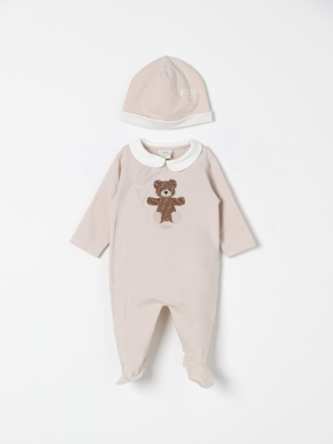 Shop Fendi Pack  Kids Color Beige