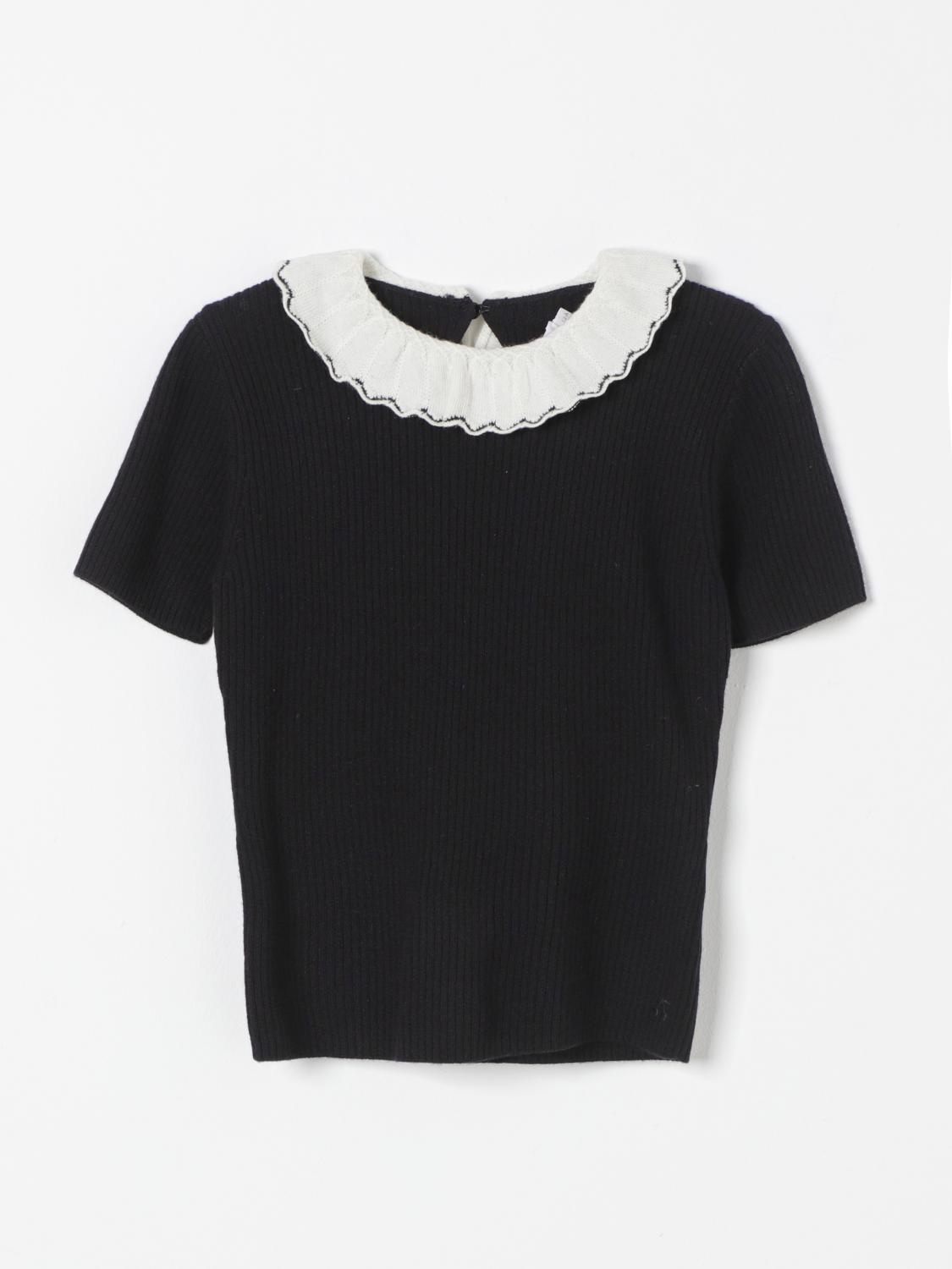 Shop Bonpoint Sweater  Kids Color Black In Schwarz