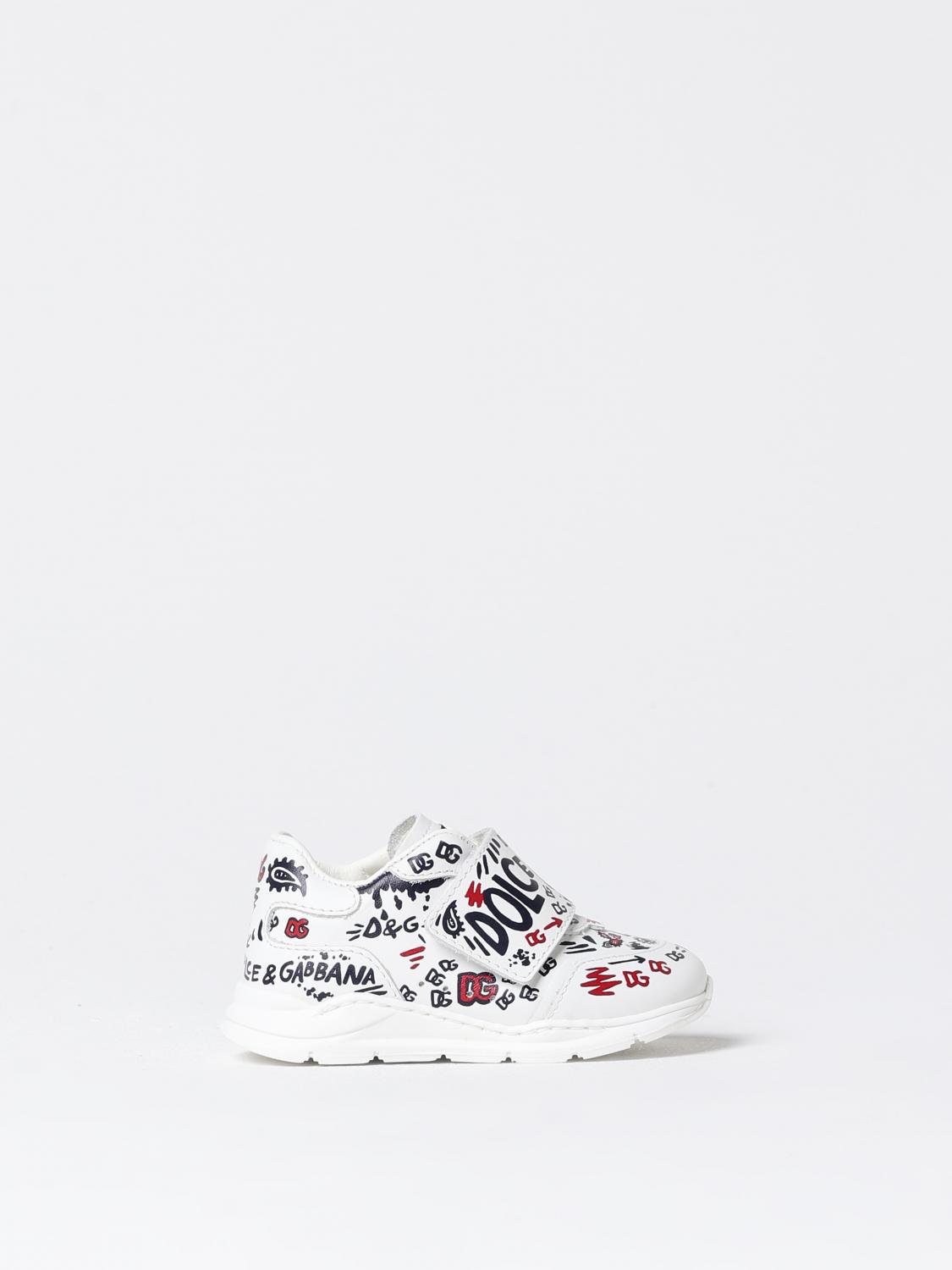 Shop Dolce & Gabbana Sneakers  Kids Color Multicolor In Bunt