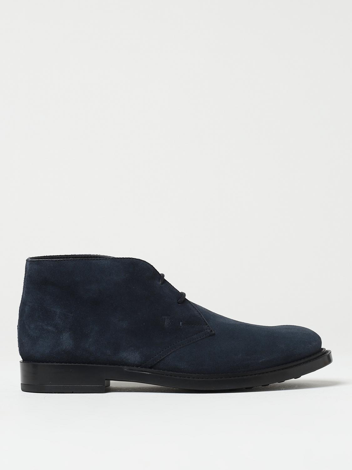 Shop Tod's Chukka Boots  Men Color Blue In Blau