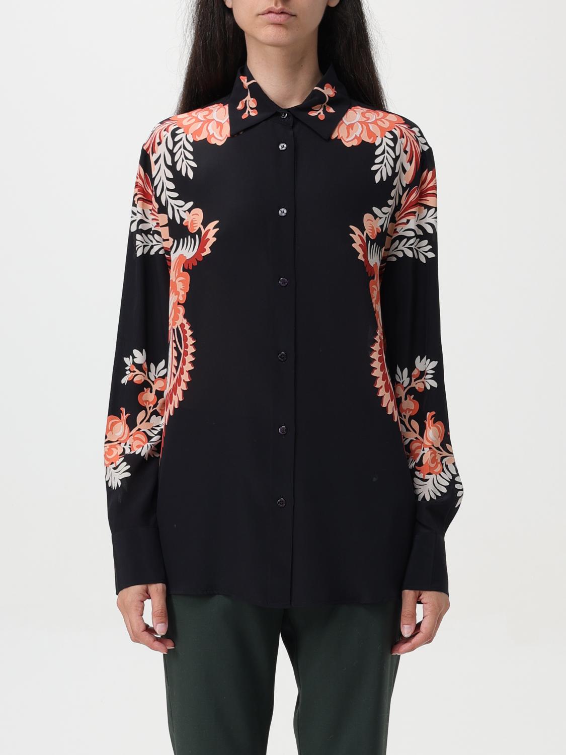 Shop Etro Shirt  Woman Color Black In Schwarz