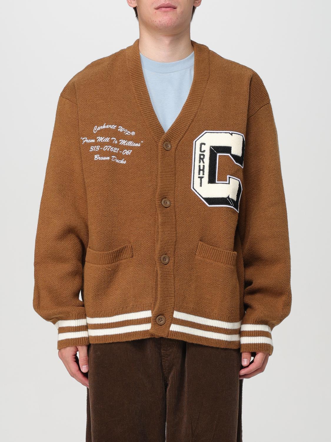 Cardigan CARHARTT WIP Men color Brown