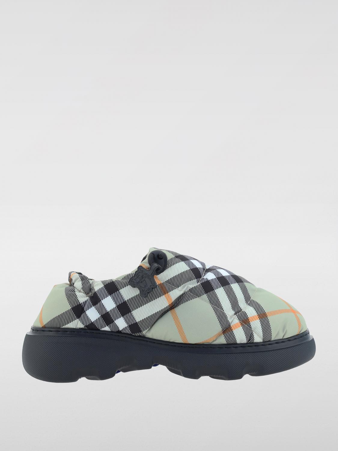 Burberry Pillow Mules In Grau