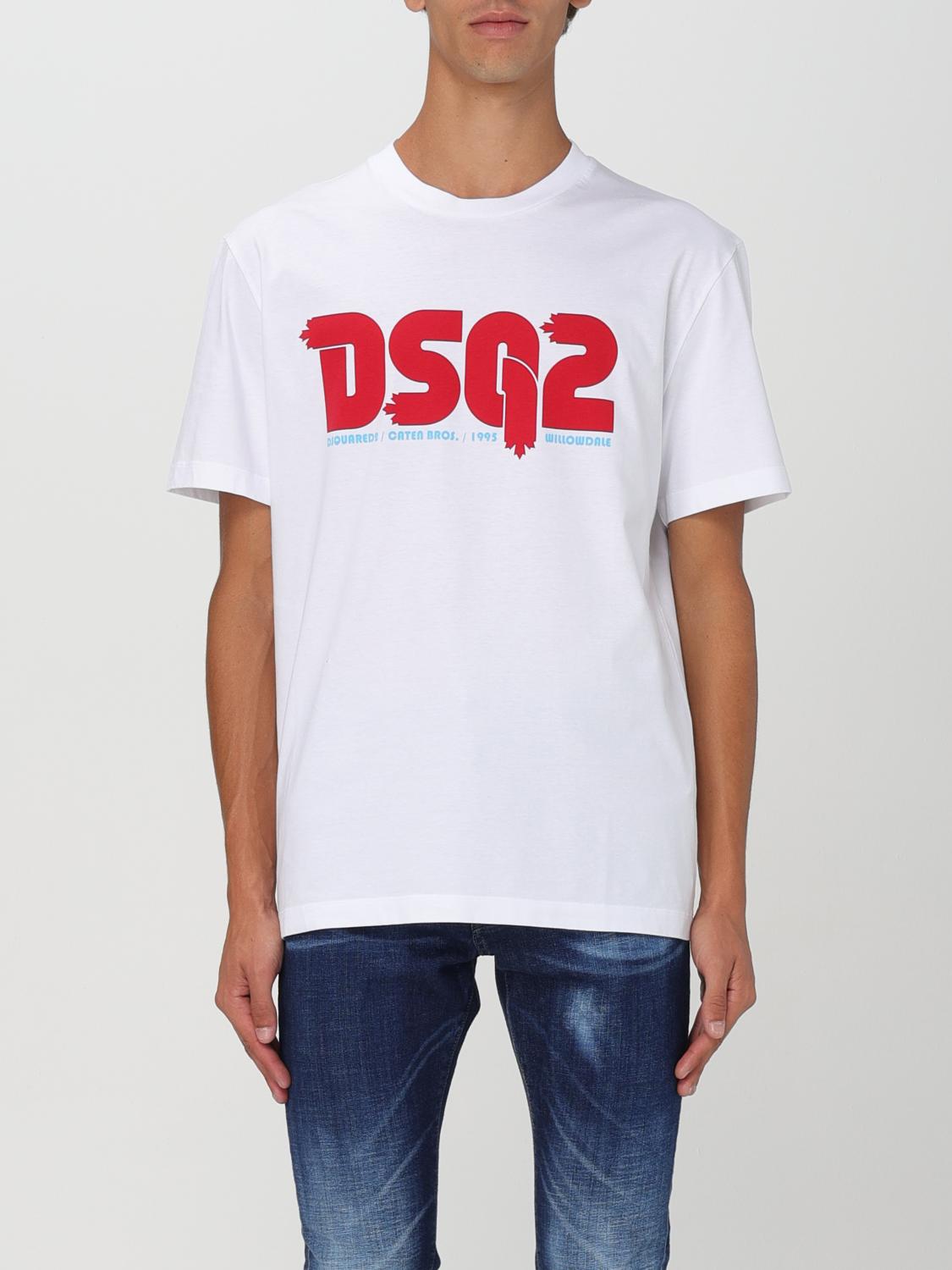 Shop Dsquared2 T-shirt  Men Color White