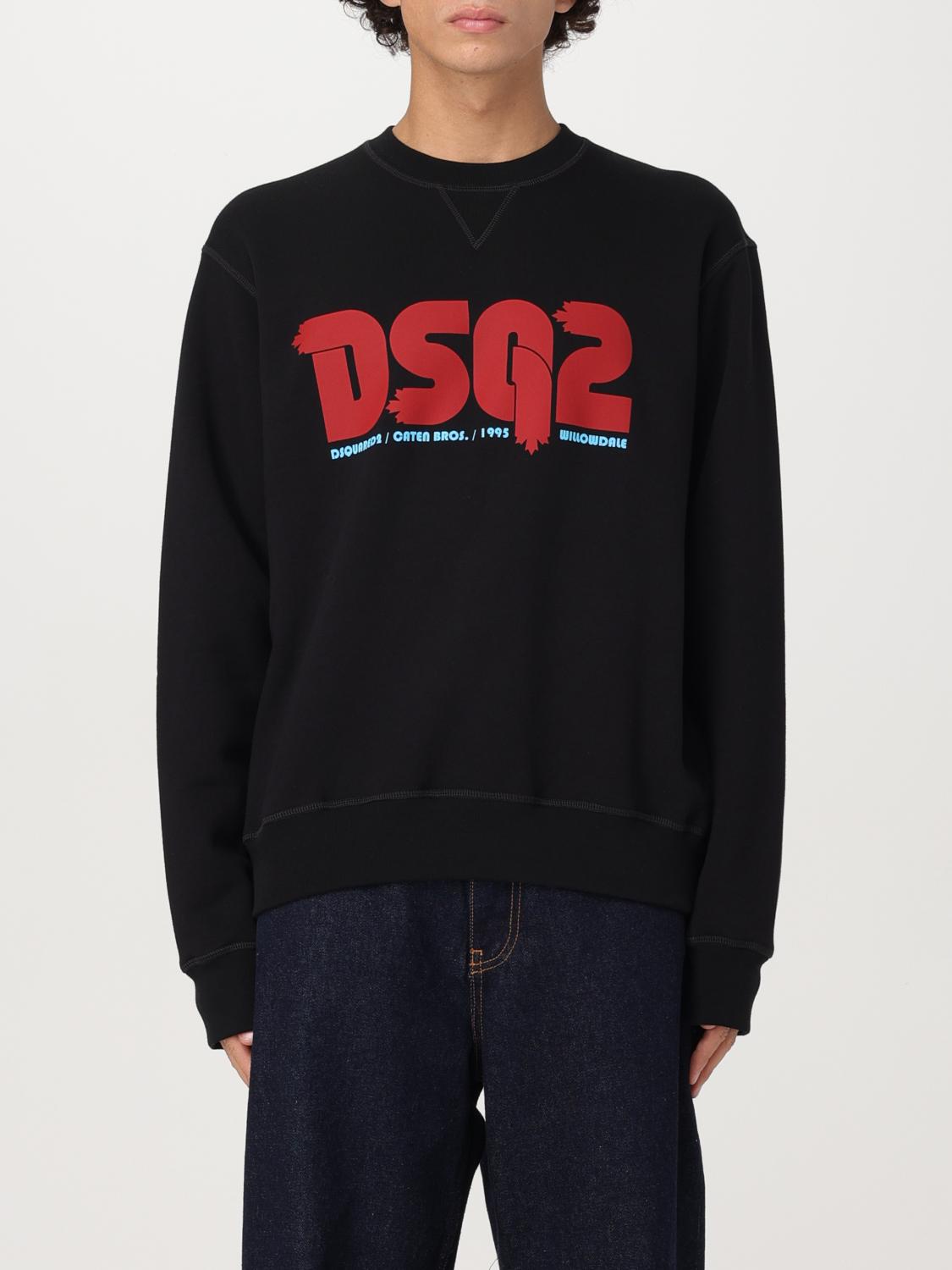 Shop Dsquared2 Sweatshirt  Men Color Black In Schwarz