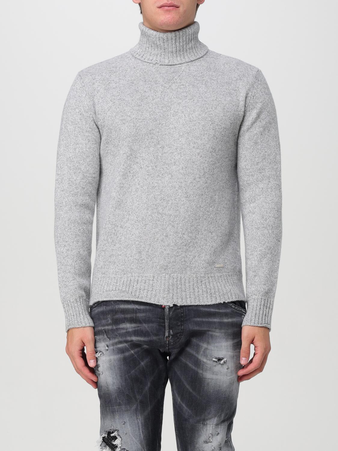 DSQUARED2 SWEATER DSQUARED2 MEN COLOR GREY F89027020