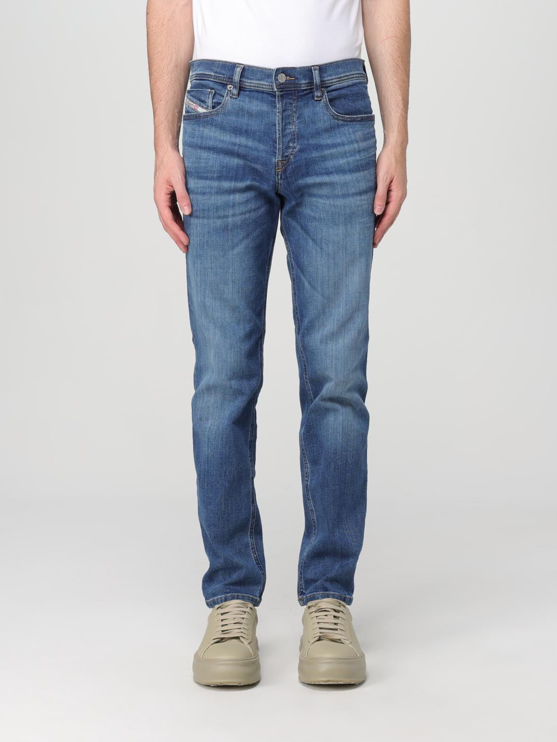 Shop Diesel Jeans  Men Color Denim