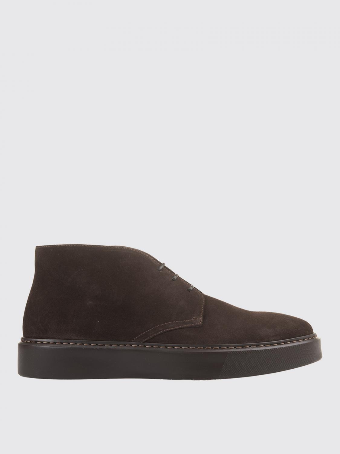 Shop Doucal's Chukka Boots  Men Color Ecru