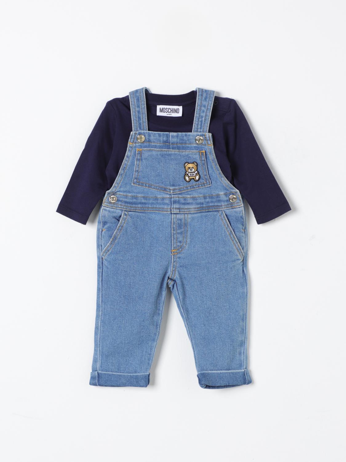 Shop Moschino Jumpsuit  Kids Color Navy