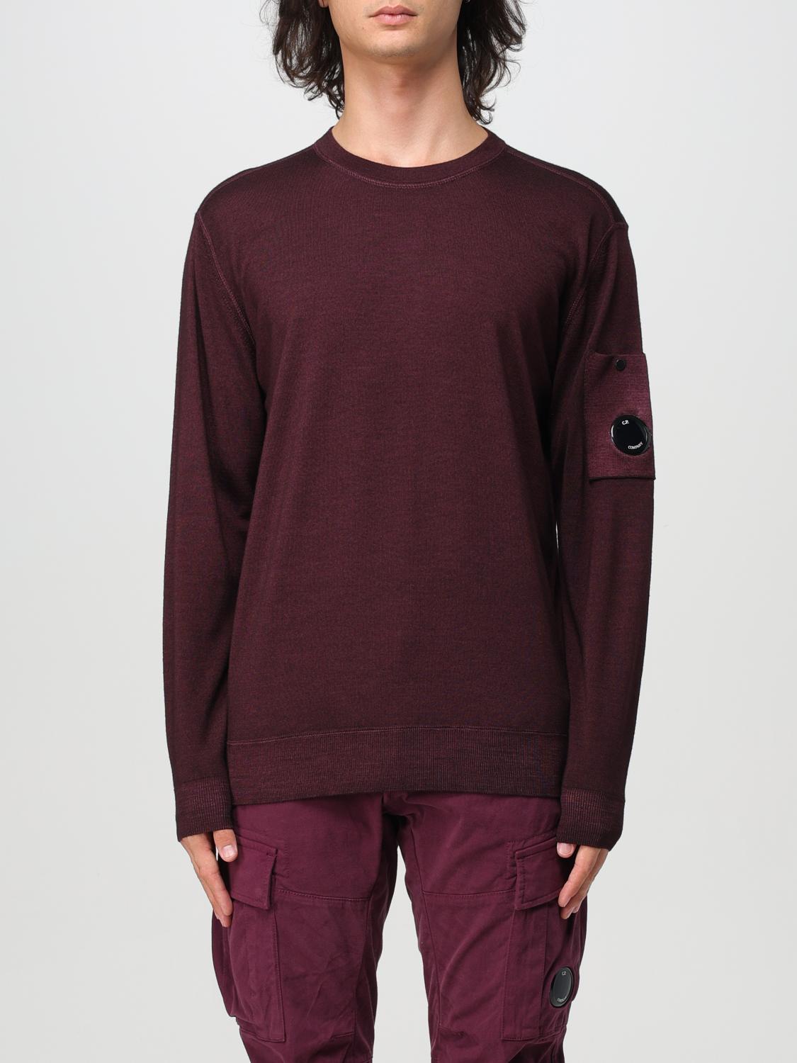 Shop C.p. Company Sweater  Men Color Violet In Violett