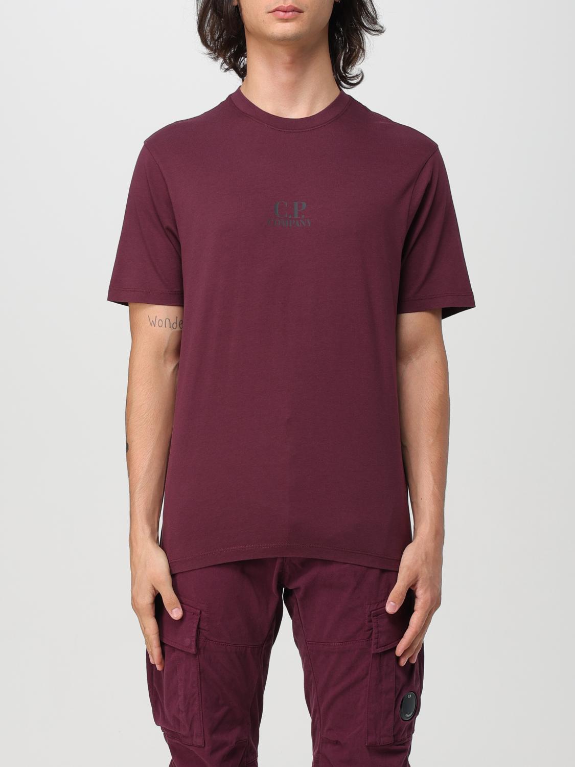 Shop C.p. Company T-shirt  Men Color Violet In Violett