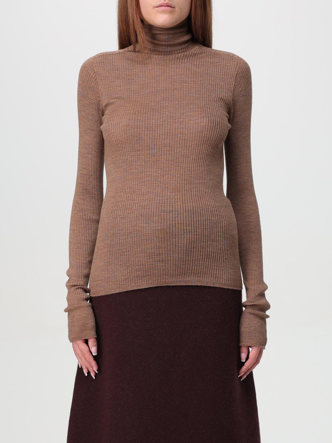 Shop Sportmax Sweater  Woman Color Brown In Braun