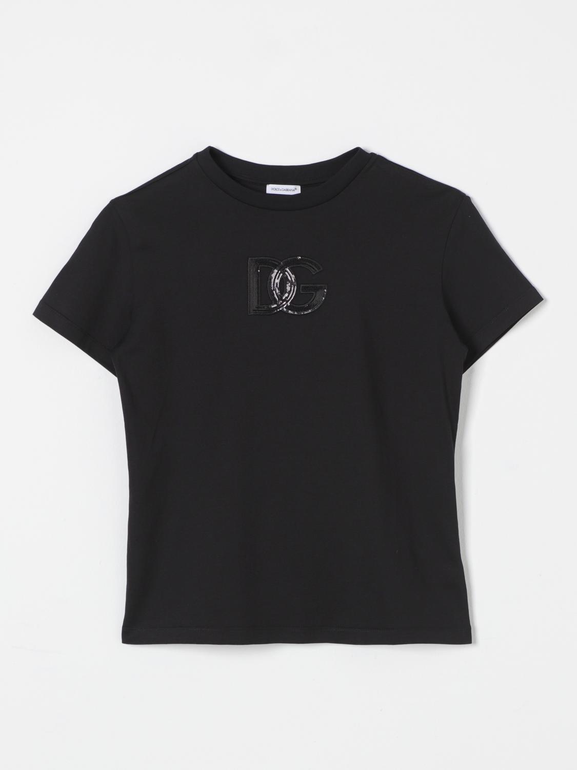 Shop Dolce & Gabbana T-shirt  Kids Color Black In Schwarz