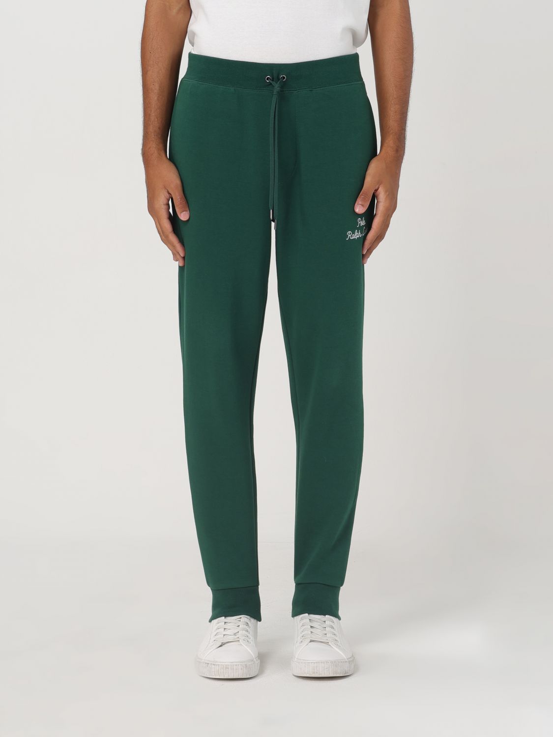 Shop Polo Ralph Lauren Pants  Men Color Green In Grün