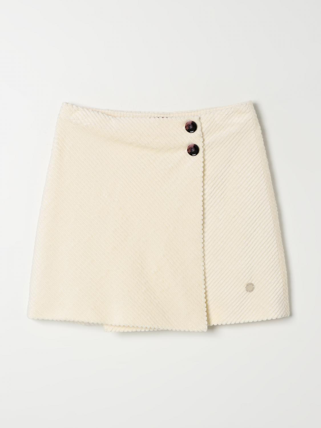 Shop Missoni Skirt  Kids Color Yellow Cream