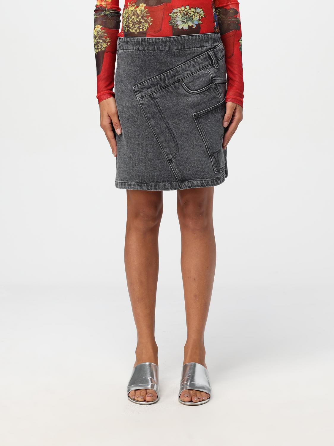 JW ANDERSON SKIRT JW ANDERSON WOMAN COLOR GREY F89344020