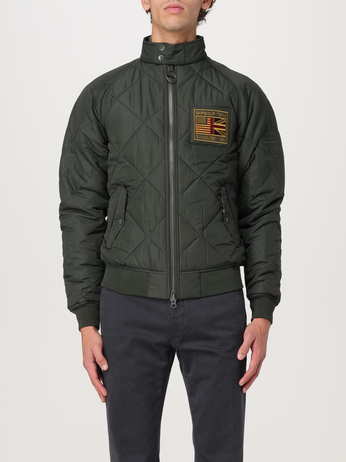 Shop Barbour Jacket  Men Color Green In Grün