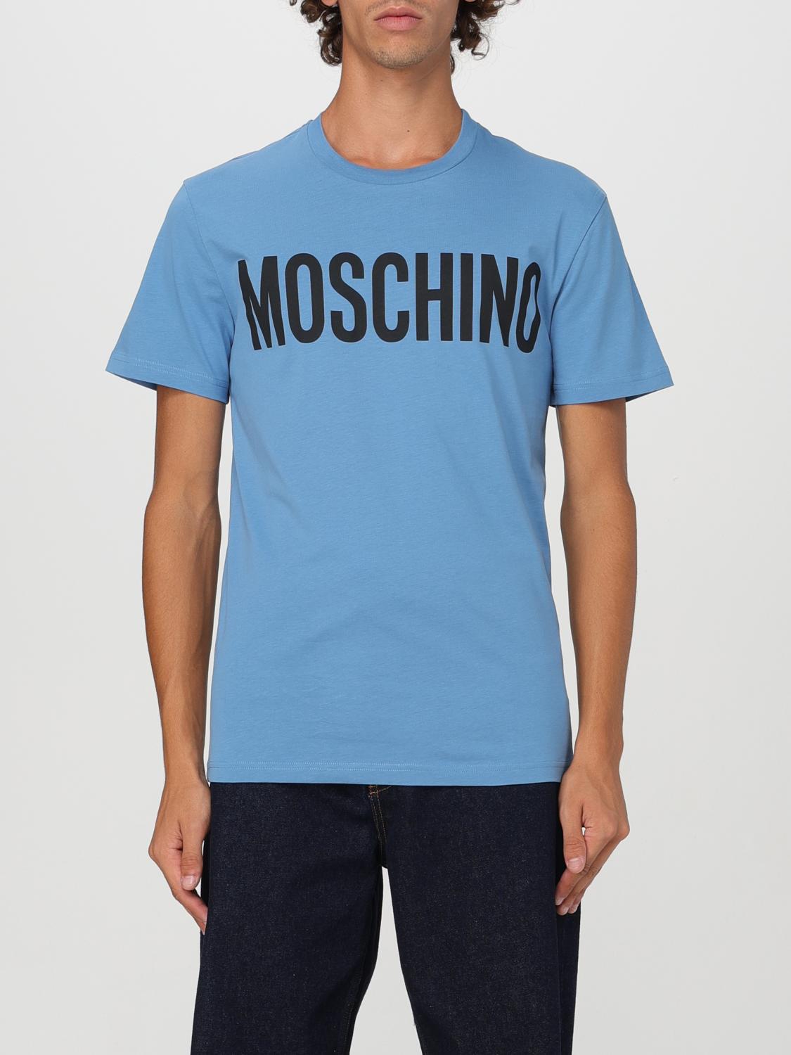 Shop Moschino Couture T-shirt  Men Color Blue In Blau