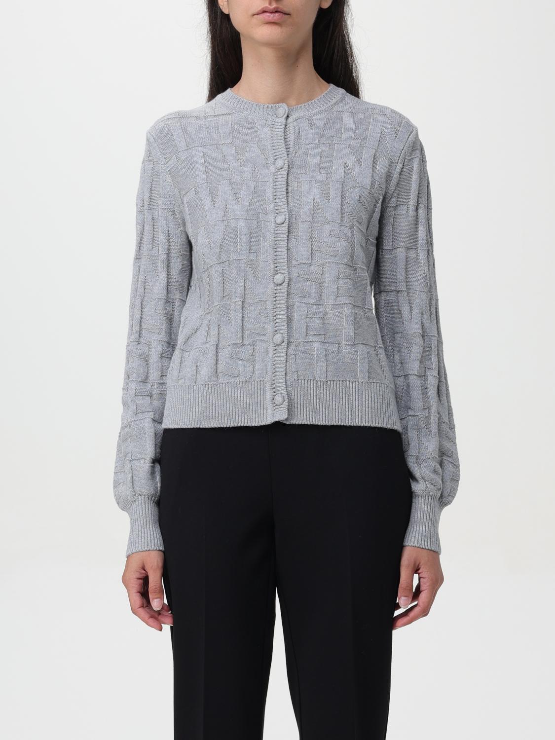 Shop Twinset Cardigan  Woman Color Grey In Grau