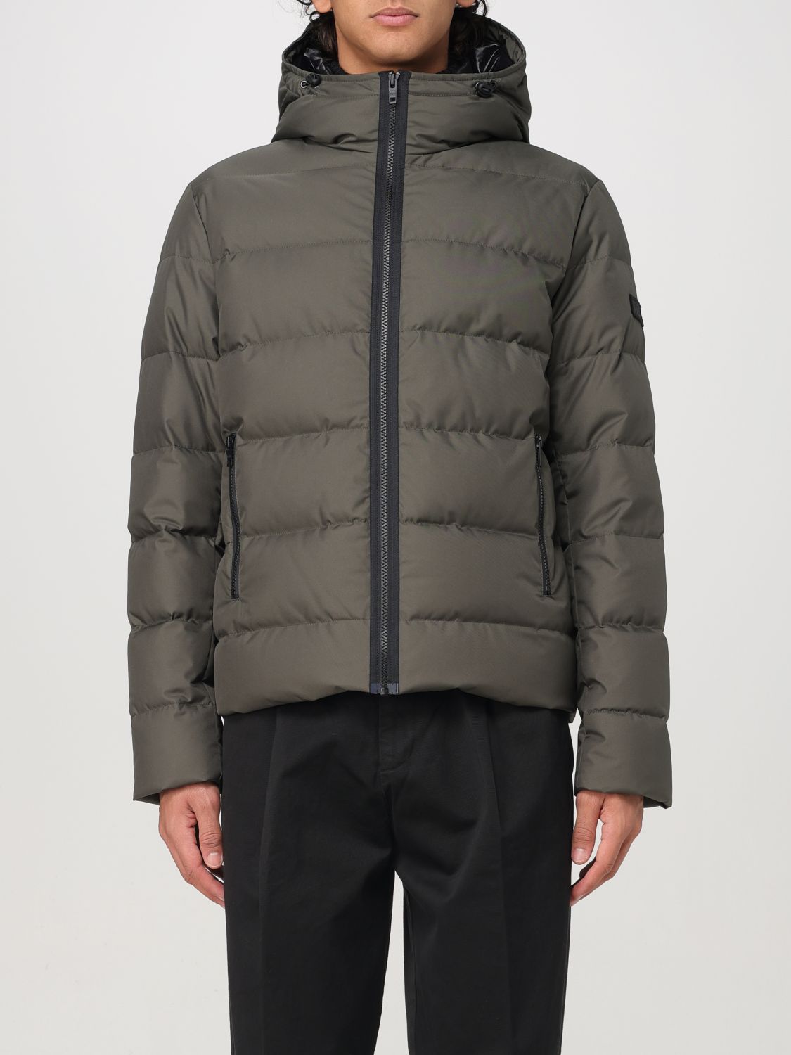 Fay Jacket  Men Color Forest Green In Gray