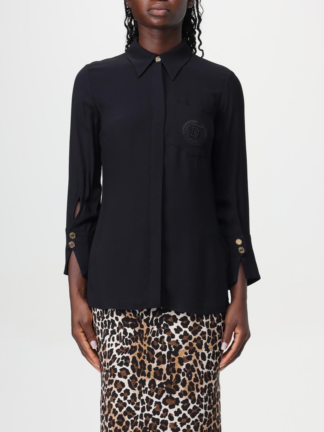 Elisabetta Franchi Shirts In Schwarz