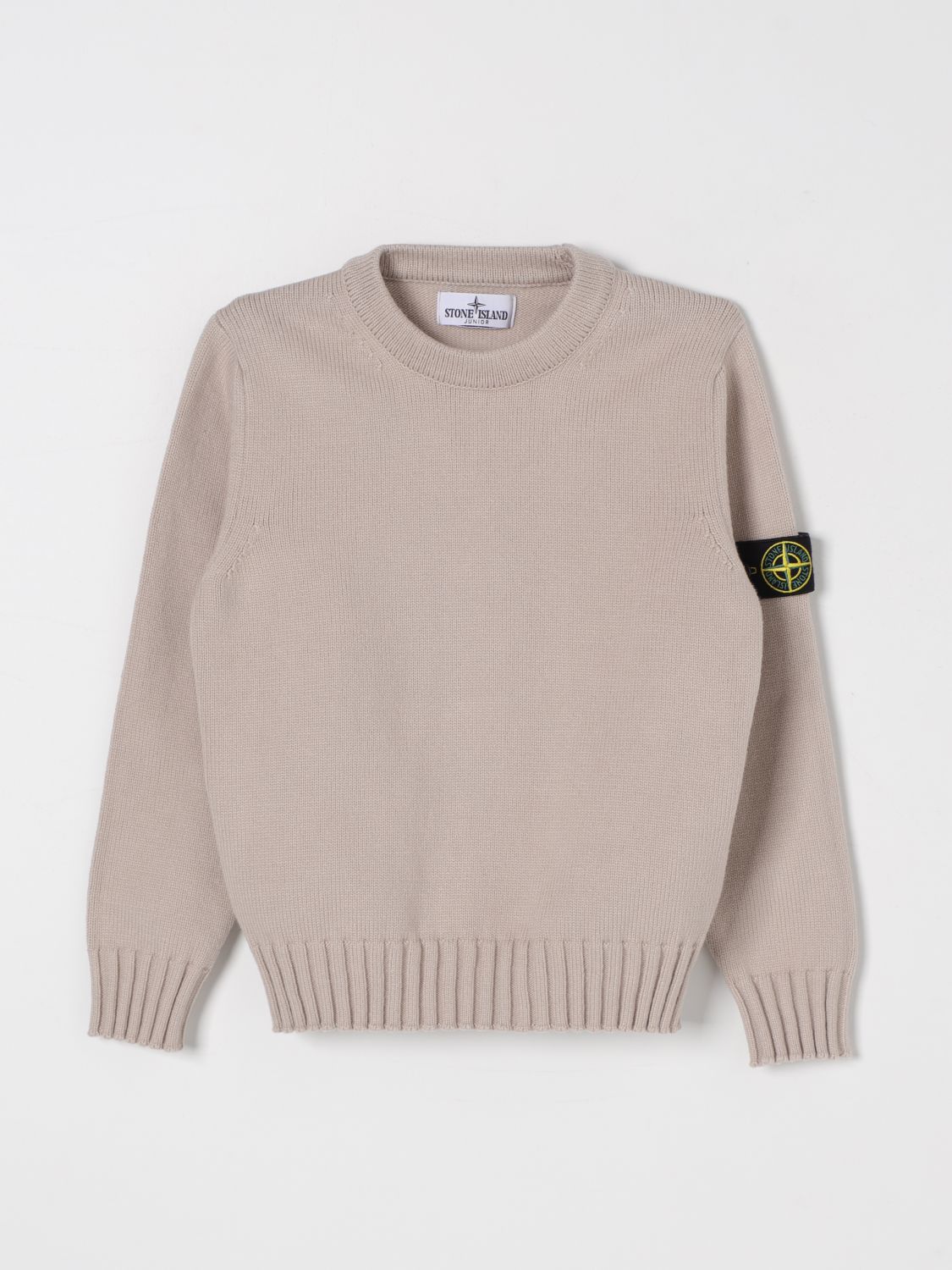 Stone Island Junior Sweater  Kids Color Ecru