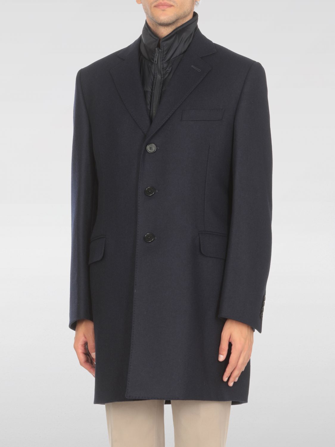 Fay Coat  Men Color Blue In Blau