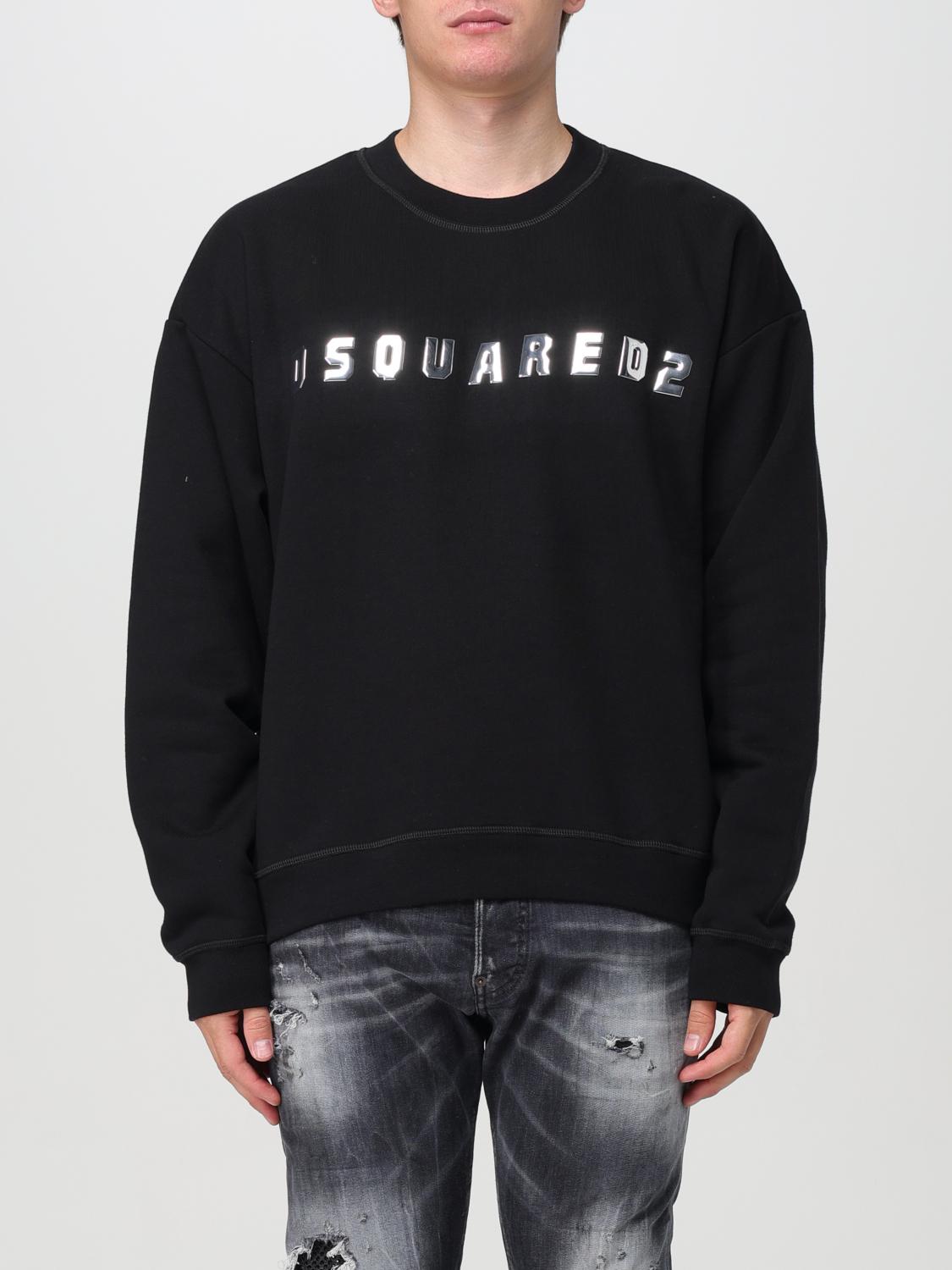 Shop Dsquared2 Sweatshirt  Men Color Black In Schwarz