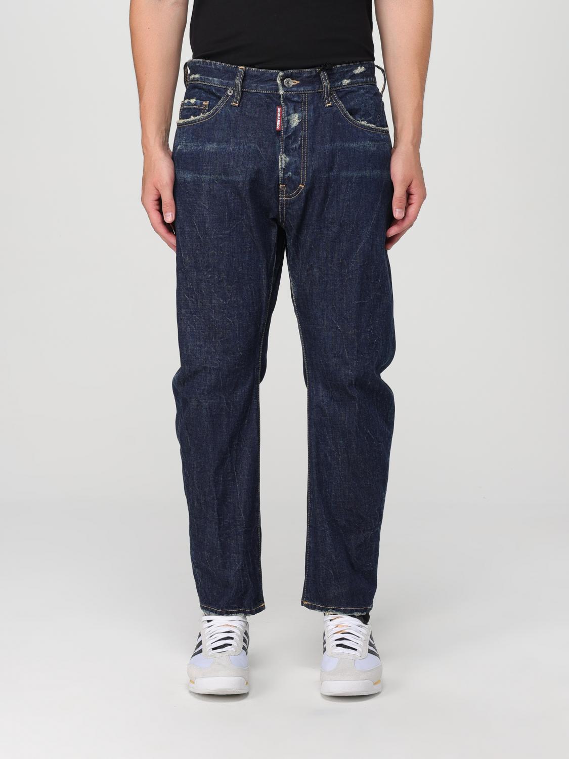 Shop Dsquared2 Jeans  Men Color Blue In Blau