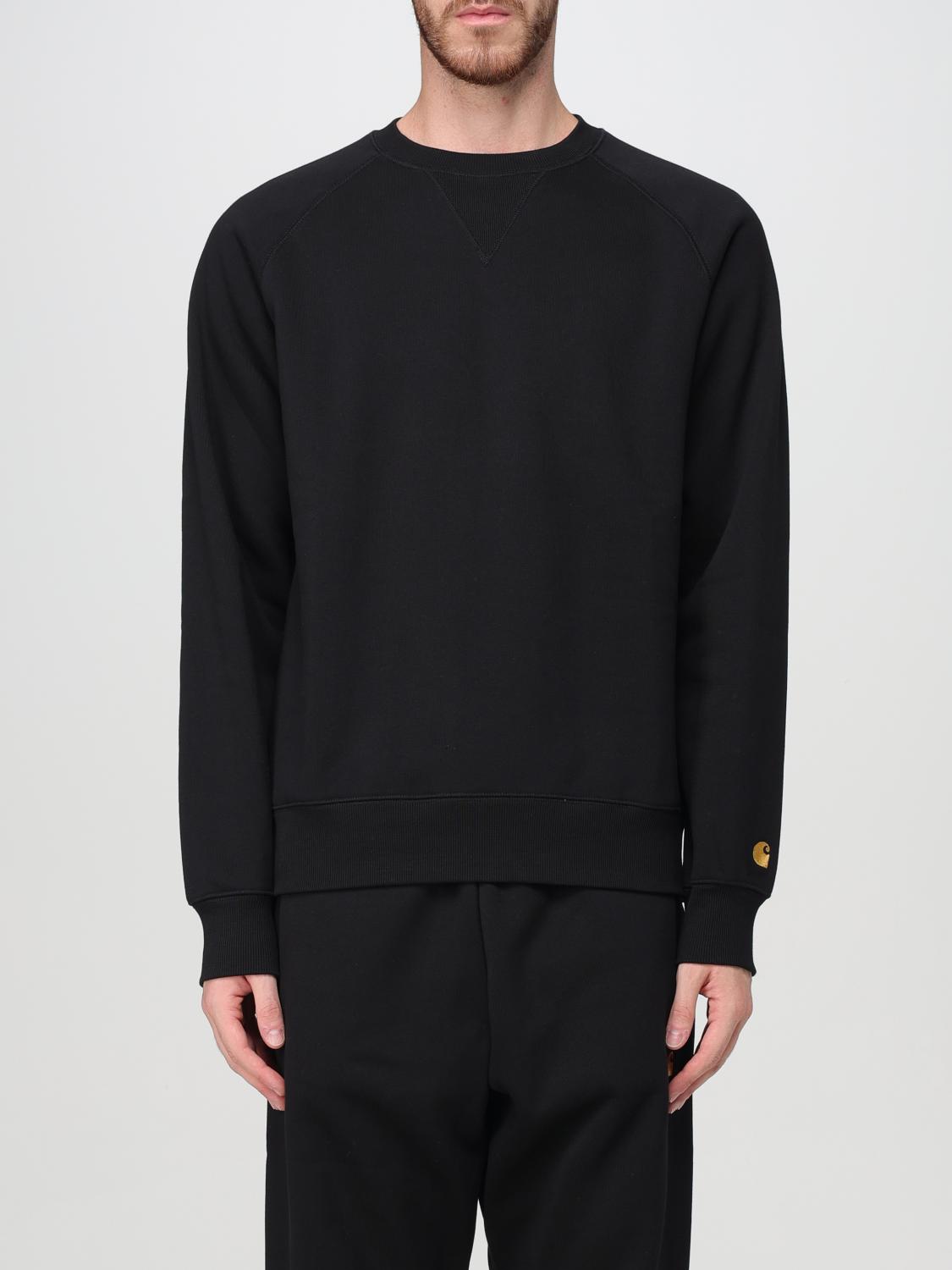 Shop Carhartt Sweatshirt  Wip Men Color Black In Schwarz