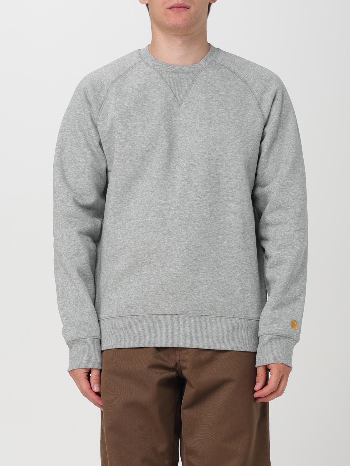 Shop Carhartt Sweatshirt  Wip Men Color Grey In Grau