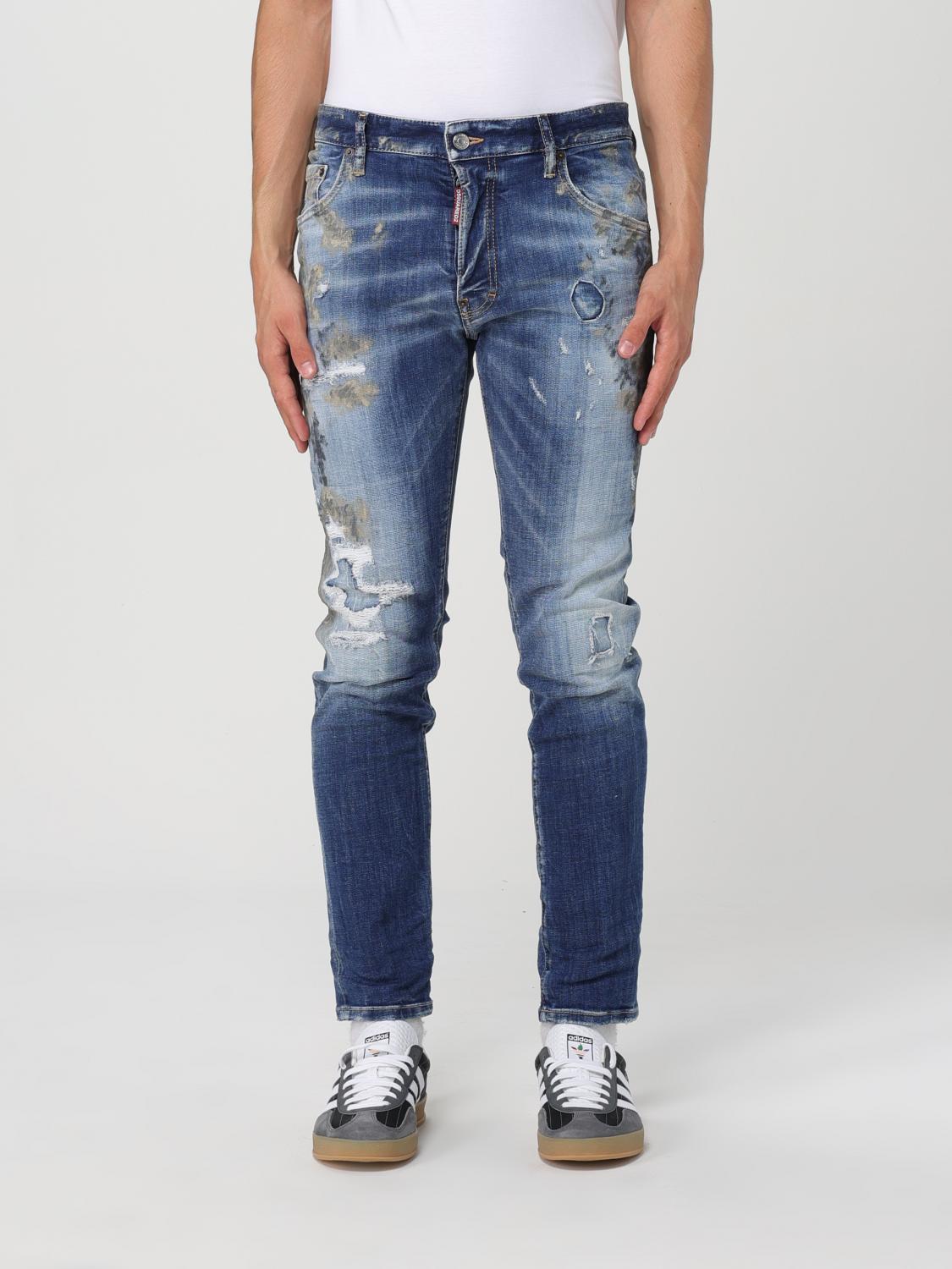 Shop Dsquared2 Jeans  Men Color Blue In Blau