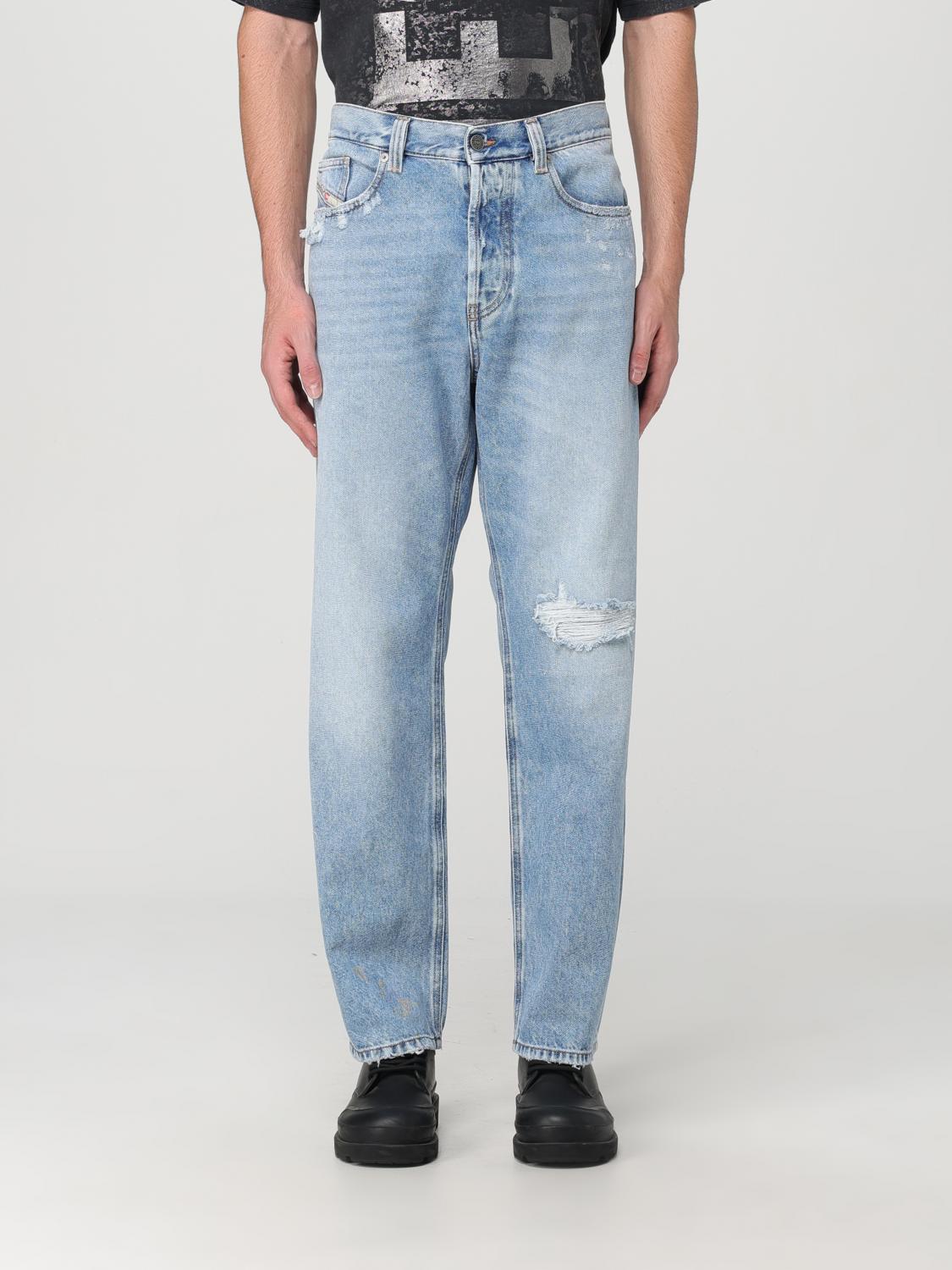 Shop Diesel Jeans  Men Color Blue In Blau