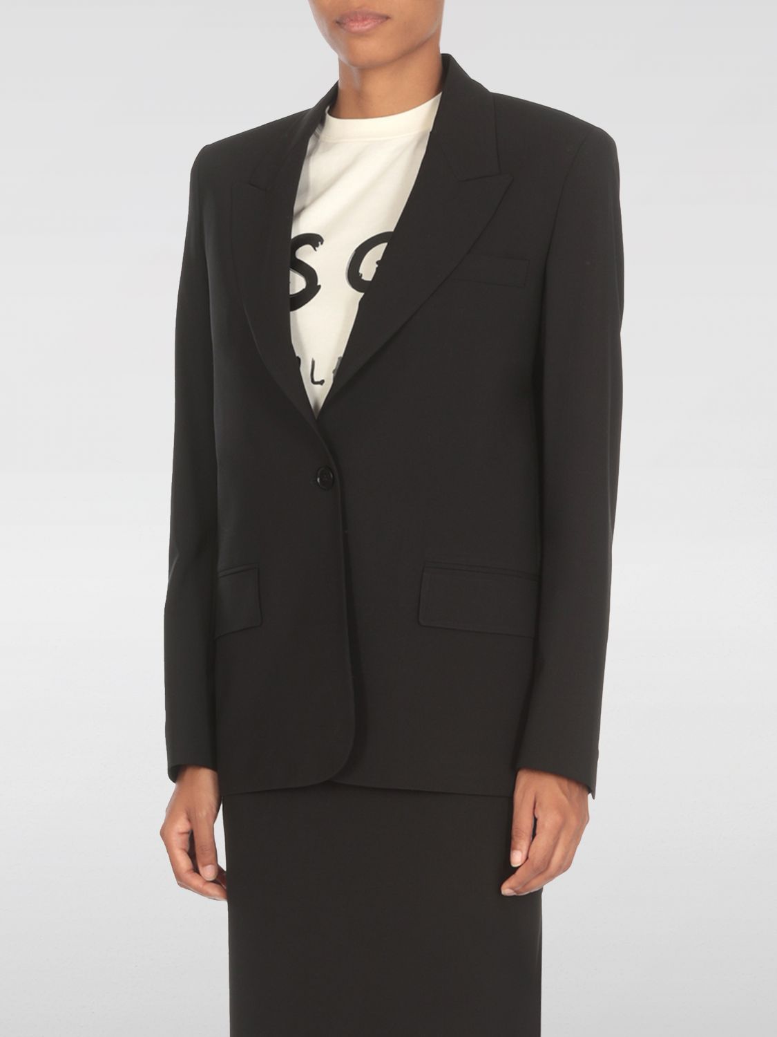 Blazer MSGM Woman color Black