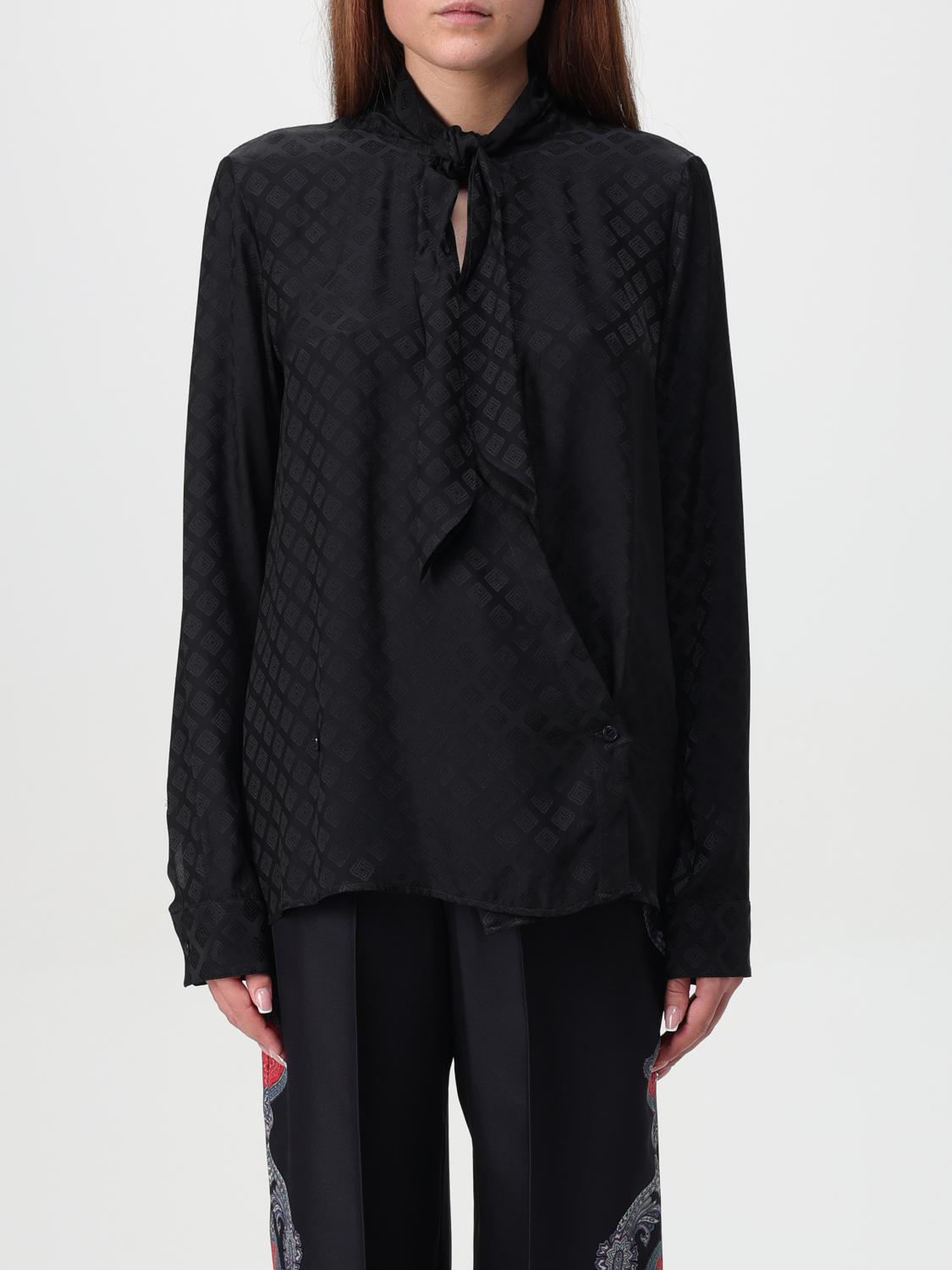 Shop Etro Shirt  Woman Color Black In Schwarz