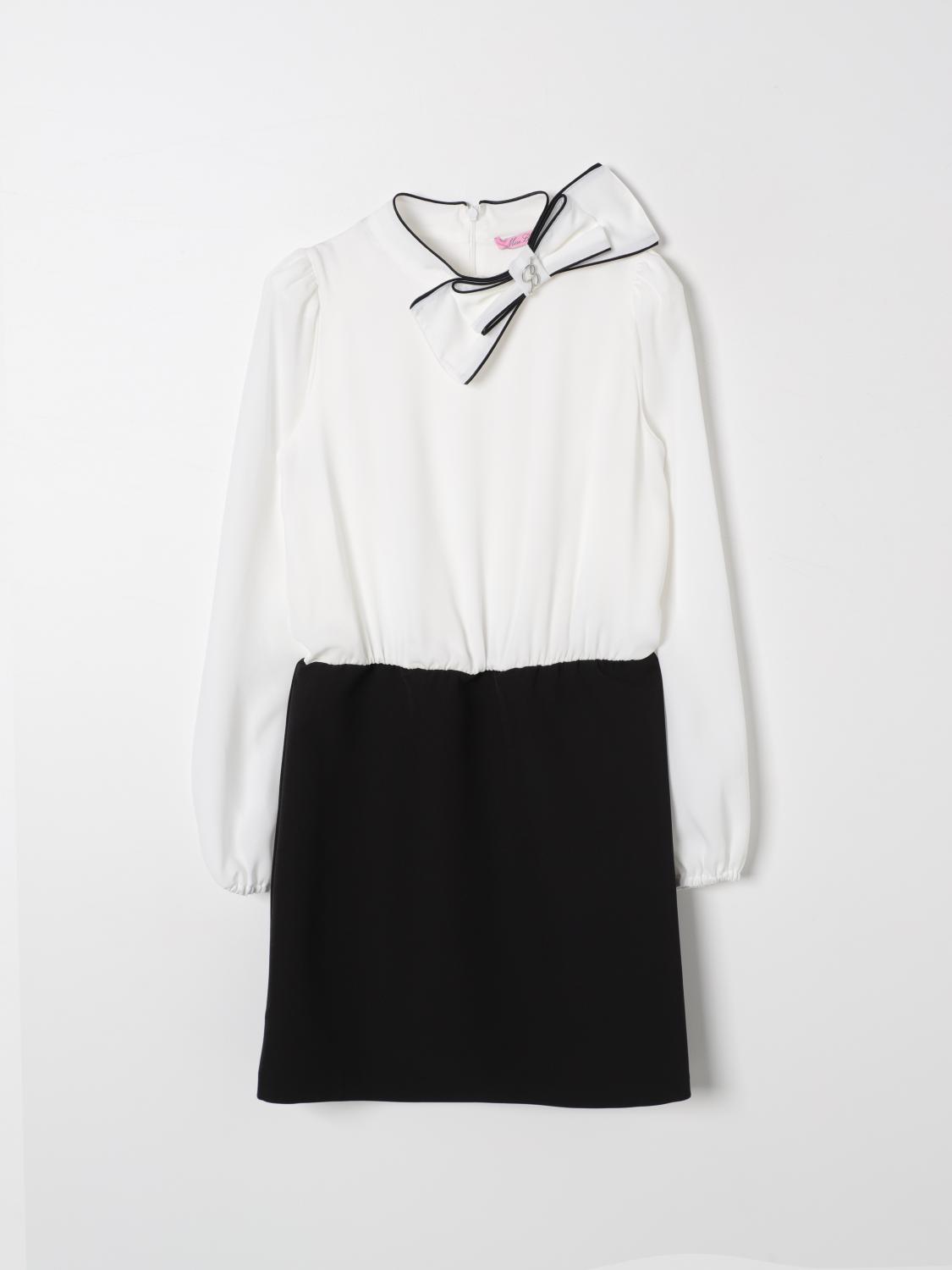 Miss Blumarine Dress Kids Color Black In Schwarz