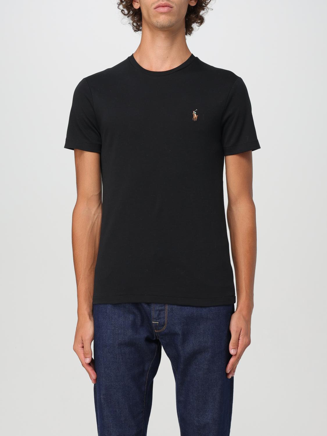 Polo Ralph Lauren T-shirt Men In Schwarz