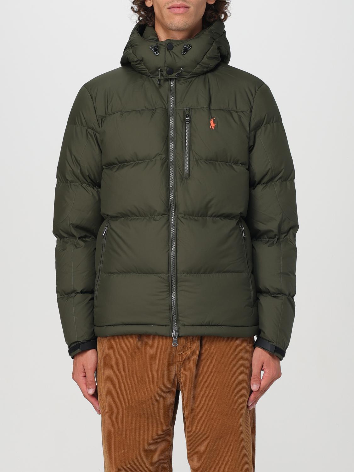 Shop Polo Ralph Lauren Jacket  Men Color Green In Grün