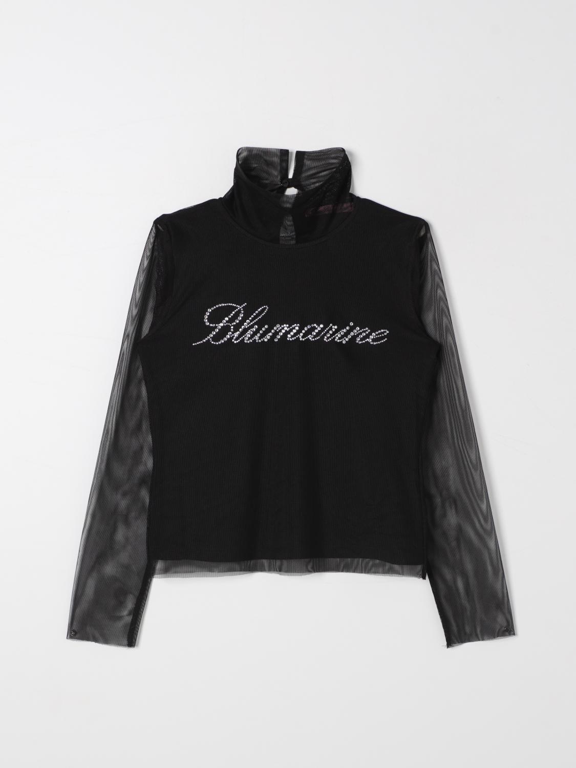 Miss Blumarine Top Kids Color Black In Schwarz