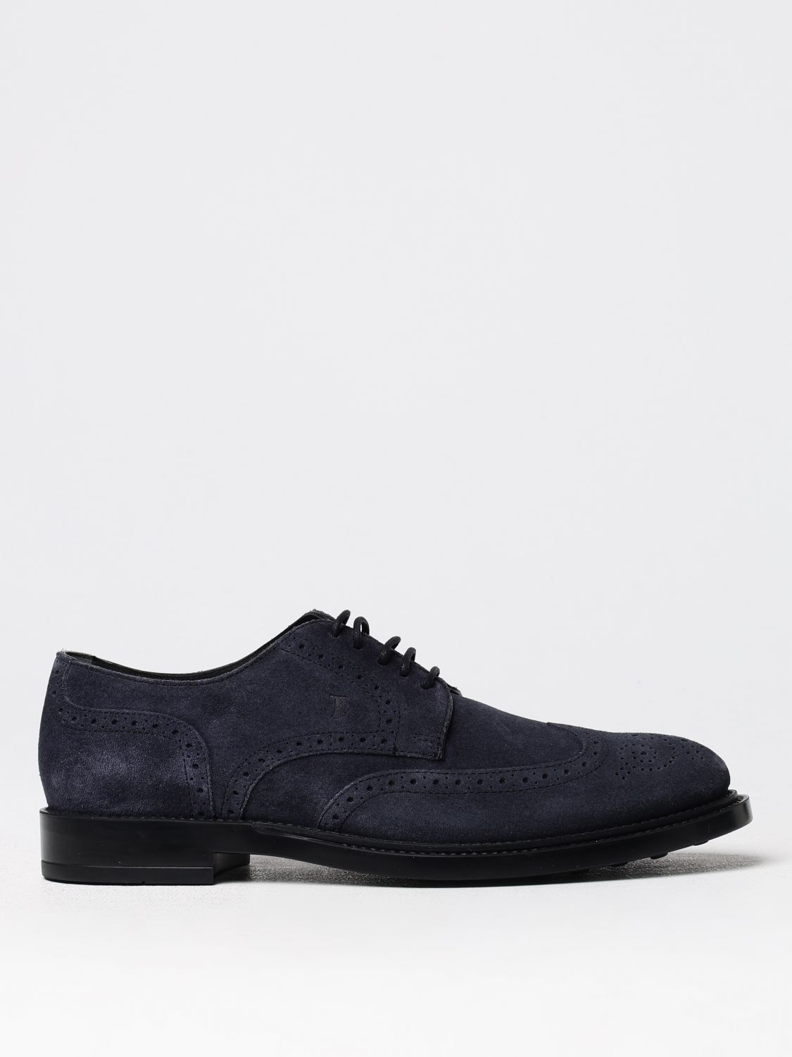 Shop Tod's Brogue Shoes  Men Color Blue In Blau