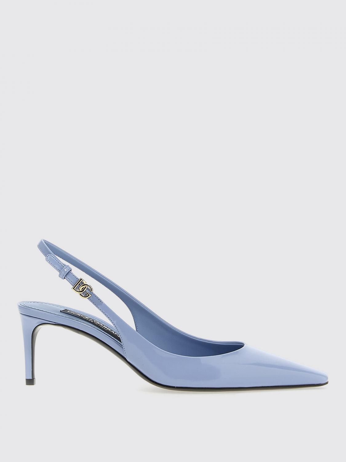 Shop Dolce & Gabbana High Heel Shoes  Woman Color Blue In Blau