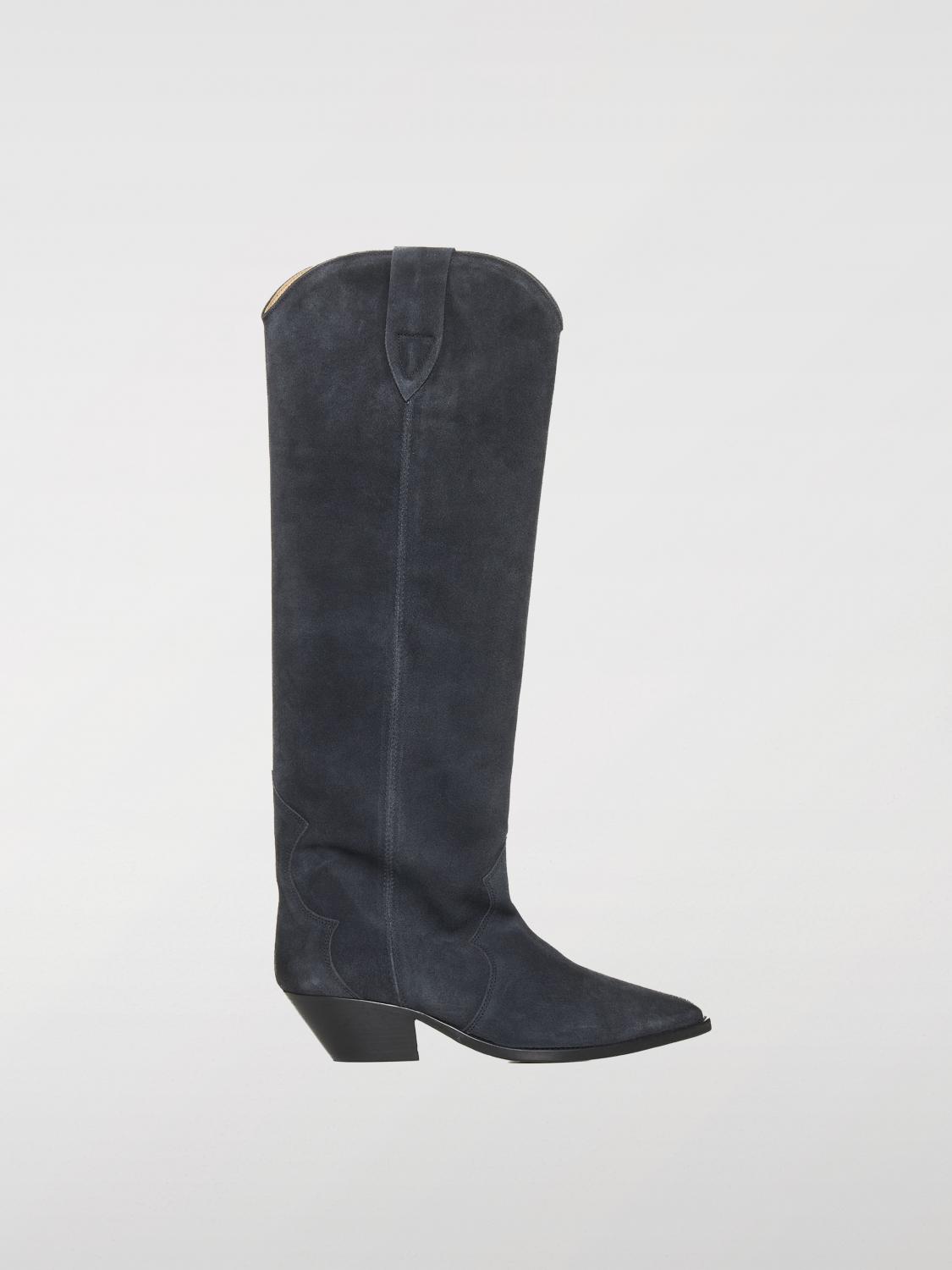 Shop Isabel Marant Boots  Woman Color Black In Schwarz