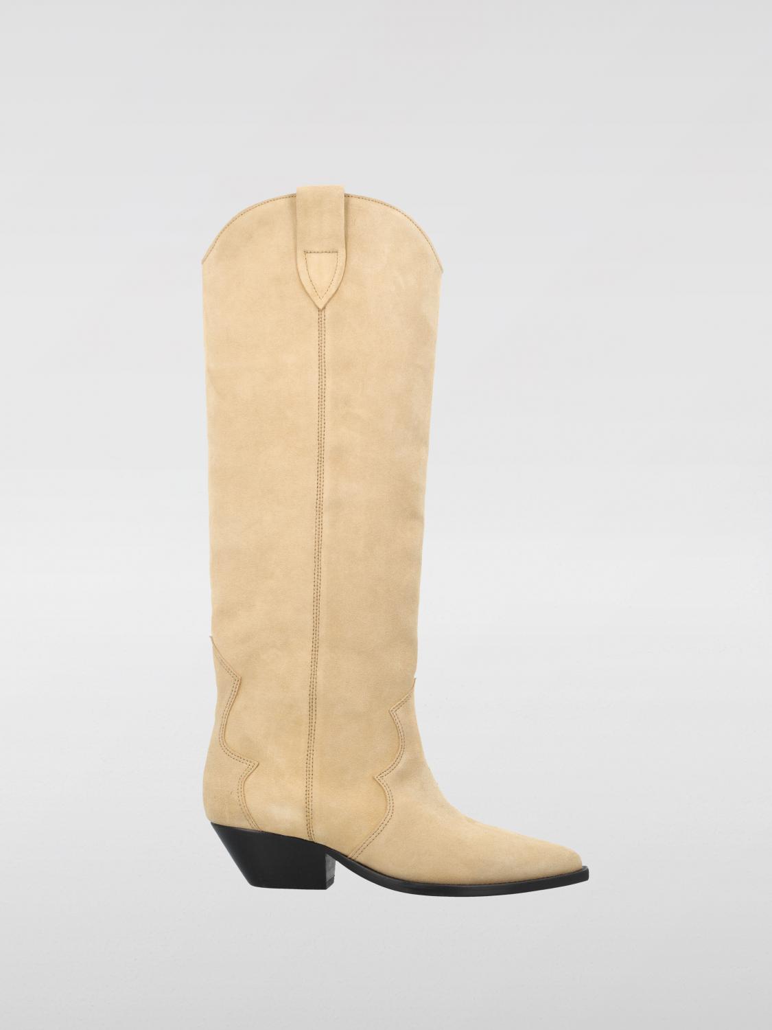Shop Isabel Marant Boots Woman Color Beige