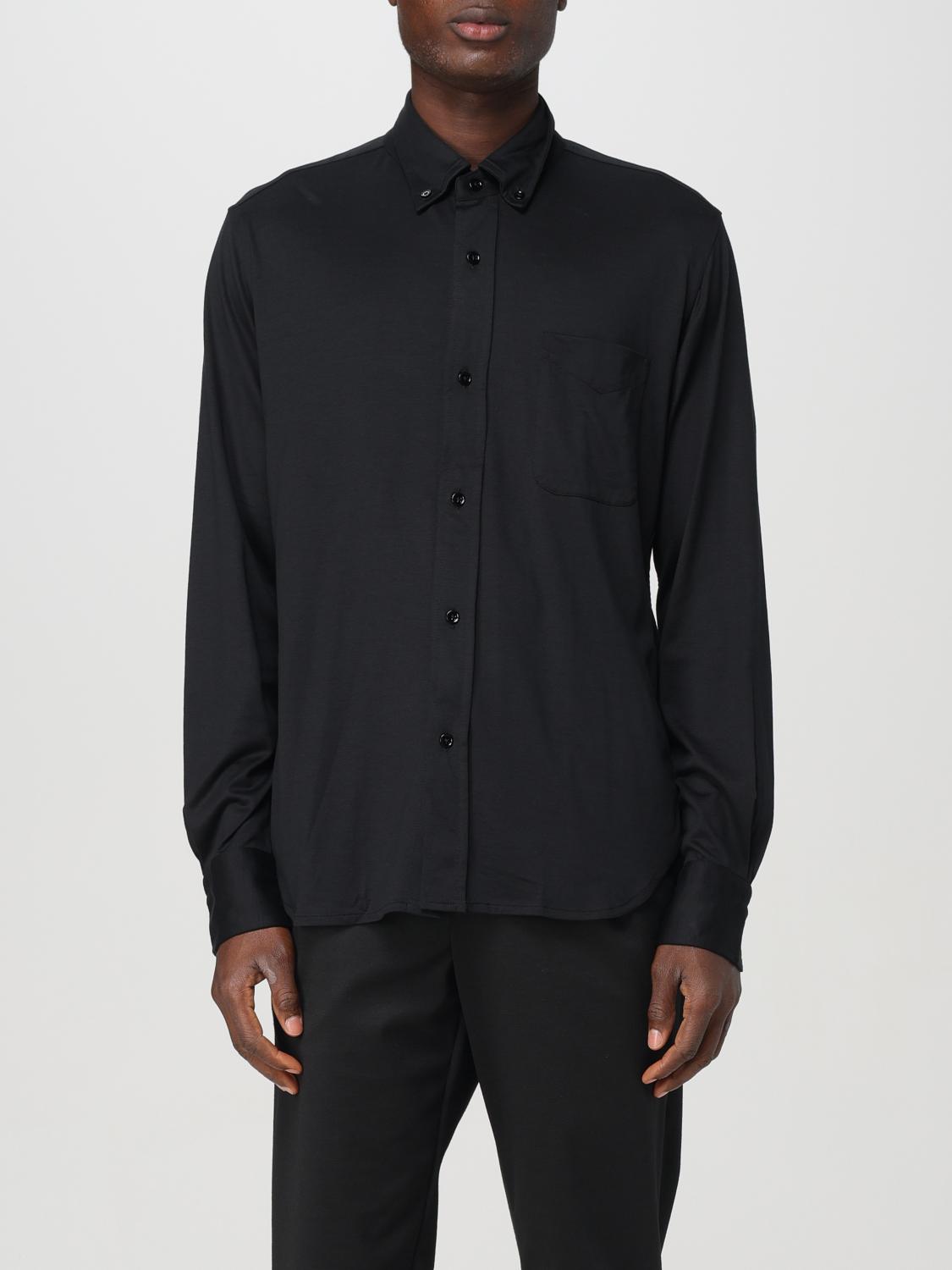 Shop Tom Ford Shirt  Men Color Black In Schwarz