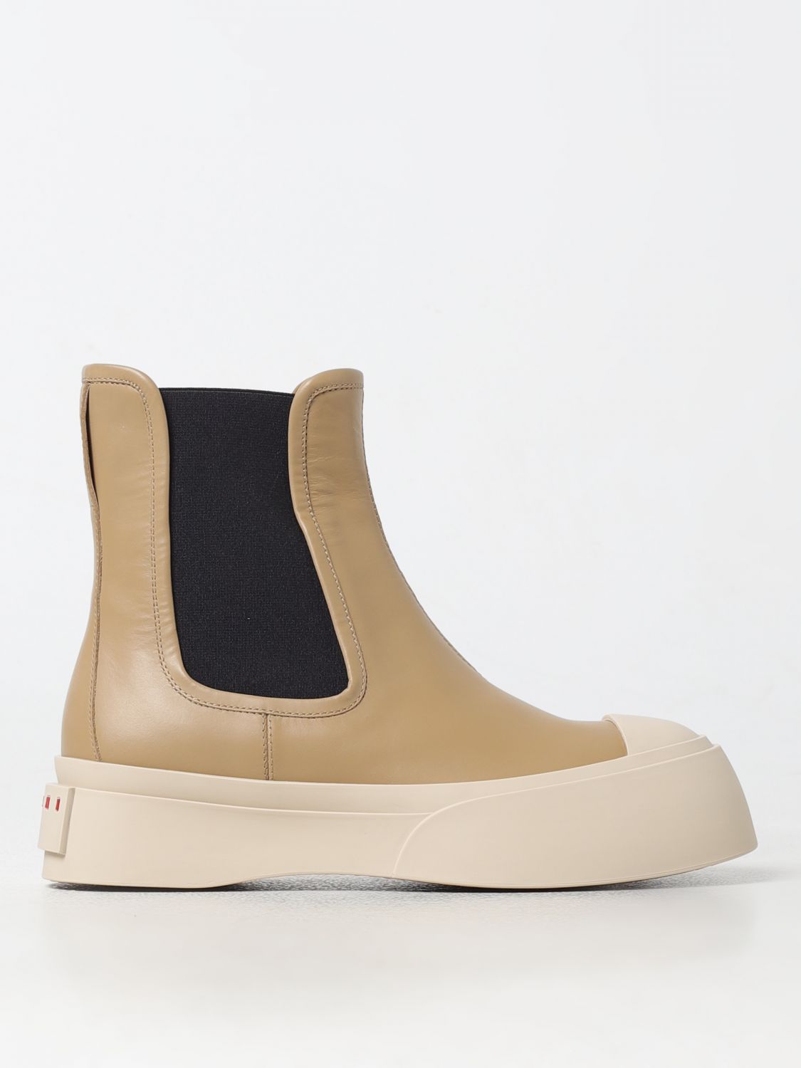 Marni Flat Ankle Boots  Woman Color Beige